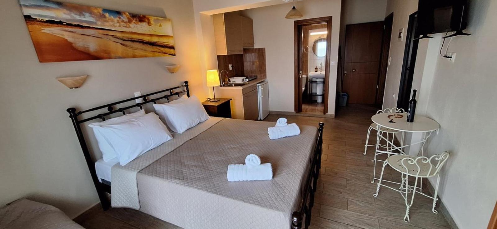 Diolkos Apartement Néa Róda Szoba fotó
