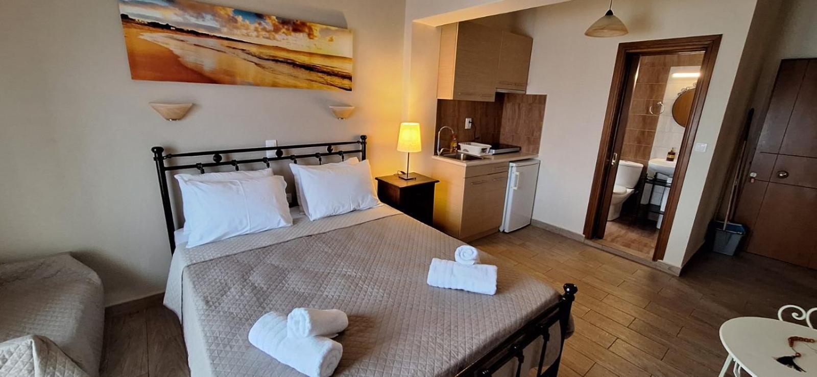 Diolkos Apartement Néa Róda Szoba fotó